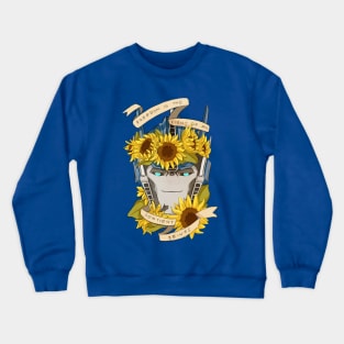 Optimus Prime  - Sunflowers Crewneck Sweatshirt